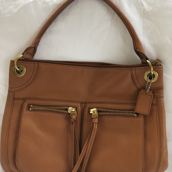 Fossil Handbags - Fossil brown leather handbag